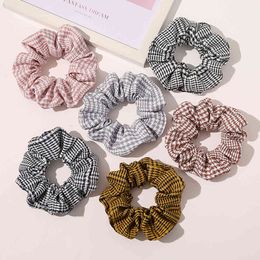 Arriving Swallow Gird Rubber 6 Pieces Women Vintage Rezinochki For Hair Set Whole 6pcs Scrunchy Pack