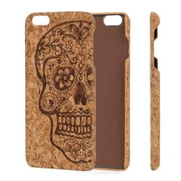 U&I Blank laser engraving protective cases OEM Custom Design for iPhone 11 12 Pro Max XR 13 Series Cork Wood Phone Cover