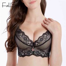 FallSweet Plus Size Women Bra Push Up Padded Bras for Women Sexy Thick Cup Brassiere Femme 210728