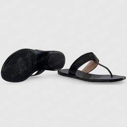 2023 designer thong sandal slipper with Double letters sandals women slipper men slides waterfront womens 35-41