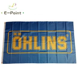 Sweden Ohlins Sign Flag White 3*5ft (90cm*150cm) Polyester flags Banner decoration flying home & garden Festive gifts