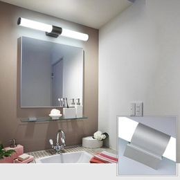 Led Mirror Light Waterproof Wall Lamps Bathroom 12W 16W 22W AC85-265V Tube Modern Toilet Lamp Lighting