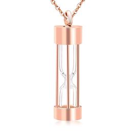 Cremation Jewellery cylinder pendant funnel DIY necklace ashes urn souvenir Jewellery to commemorate family or pets233i