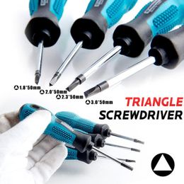 Hand Tools Triangle Screwdriver Set 1.8 / 2 2.3 3mm TPR Handle For Electrical In Stock