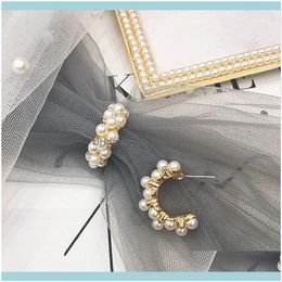 Stud Earrings Jewelrystud Ear Fashion Korean Geometric C- Shaped Cool Temperament Simple Rings1 Drop Delivery 2021 Mzzlj