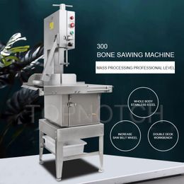 Large Commercial Kitchen Fish Cattle Sheep Bone Saw Meat Cutter Machine Electric Automatic Bones Chopping Maker