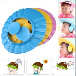 Caps Baby, & Maternityadjustable Convenient Child Kids Shampoo Shower Hat Wash Hair Ear Shield Baby Bath Cap Bathroom Aessaries Drop Deliver