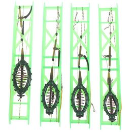 Fishing Bait Cage 40g -70g Fish Lure Copper Trap Basket Feeder Holder With Hooks Carp Tackle Tool