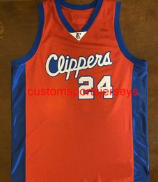 Mens Women Youth #24 Andre Miller Basketball Jersey red Embroidery add any name number