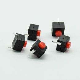 kleine mikroschalter Rabatt Wechseln Sie 5 STÜCKE Rot / Schwarz Small Micro Selbstverriegelung 8 * 8 * 8.4 Witz 2 Fuß mit Lock Light Touch Button L068-A DC30V1A