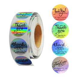 Thank You Stickers Labels Seals Thanks for Supporting My Small Business Stickers Roll Round Kraft Pink Black Labels For Shop 644521518767