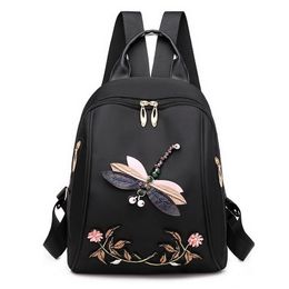 Summer Casual Oxford Women's Backpack High Quality Student Girls School Bag Lady Travel 210911