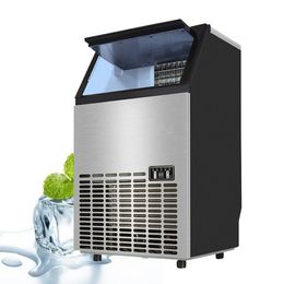 Ice Machine Commercial Milk Tea Shop Bar Automatic Cube Ice Maker