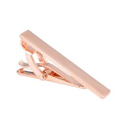 10pcs/lot Simple Fashion Copper 4 Colors Bright Plain Tie Pins Bars Necktie Clasp Business Style Men's Jewelry Accessory