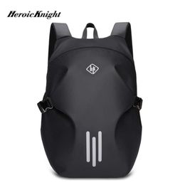 Heroic Knight Motorcycle Backpack Men Helmet Bag Outdoor Travel Backpack Waterproof Wactics Backpack Young Man Bag Personality 210929