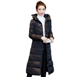 Winter Jacket Women Warm Ladies Parkas Mujer Long Winter Coat Women Jacket Female Hoodies Cotton Padded Chaqueta Mujer Invierno 210416