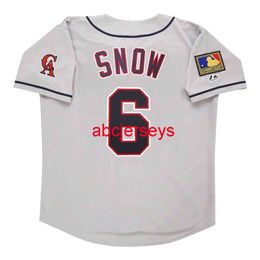 Stitched Custom J.T. Snow 1994 Grey Road Jersey w/ 125th Patch add name number Baseball Jersey