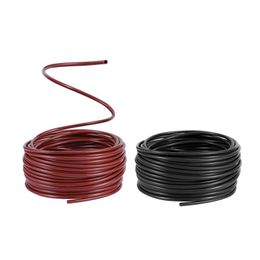 Watering Equipments 30/50/70 Meter 4/7mm Garden Water Hose With Quick Connector Micro Drip Misting Irrigation Tubing Pipe PVC 1/4''