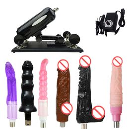 AKKAJJ Sex Furniture Electric Massage Machine Automatic Thrusting Toys with Attachments