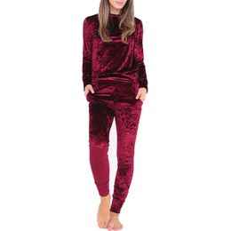 Autumn Spring Set Velvet Hoodies + Long Pants 2 Pieces Female Casual Tracksuit Velour Fashion Sportswear 922C 60 210420