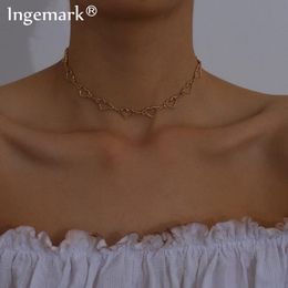 Gothic Sweet Love Heart Small Choker Necklace Statement Girlfriend Women Gift Korean Cute Silver Colour Chain Best Couple Jewellery
