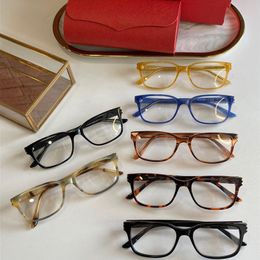 Fashion Sunglasses Frames C Acetate Optical Frame Square Retro Brand Design Myopia Reading Glasses