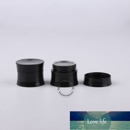 High Quality 10pcs/lot 15g Cream Jar Bottle Refillable Container Packaging Plastic Women Cosemtic Vial Small Black Cap Pot Factory price expert design Quality