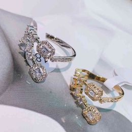 HIBRIDE Trendy Women's Jewellery Hand Made AAA Cubic Zirconia Rings for Women Party Accessories bagues pour femme R-208