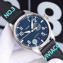 Classic Brand Automatic Mechanical watch Business Men Multi-function sport watch waterproof Sapphire Stainless steel clock 46mm