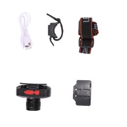 Bike Lights Headlight Outdoor USB Charging Front Light Multifunction Zoom Bicycle Head Lamp Cycling Accessory