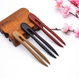 Trendy Style Simple Hair Clips Minimalist Hairpin Stick Wooden Craft Jewellery Accessories for Women Wedding Decorations