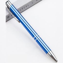 13 Colour Aluminium Ballpoint Pens Student Stationery Writing Ball Point Metal Pen Business Signature Advertising Gift