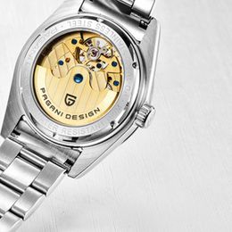 Tourbillon 40mm PAGANI DESIGN Men's Watch Mechanical Automatic Top Men Wristwatches1993