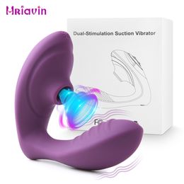 Vagina Sucking Vibrator G Spot Dildo Oral Sex Suction Clitoris Stimulator Erotic Toy for Women Female Masturbator 211013