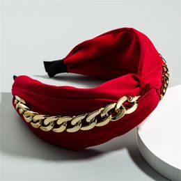 Diadema de terciopelo con un accesorio de cadena Accesorios Accesorios para el cabello Cintas y turbantes 