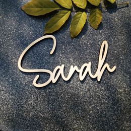 Pesonalized Wood Baby Name Sign Nursery Decoration Custom Name Sign Wedding Anniversary Baby Shower Party Gifts Home Adornment 210408
