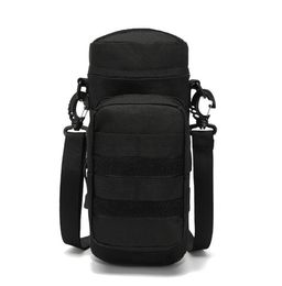 Tactical Molle army water bottle bag High quality Durable tactics shoulder pack Portable Outdoor Hiking camping waterproof drinking beer Kettle cover holder