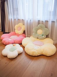 Cushion/Decorative Pillow Stuffed Flower Seat Cushion Big Size Floor Sitting Bay Window Tatami Thicken Hug Girl Room Decoration