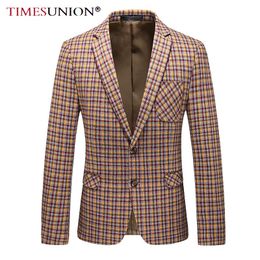 High Quality Men's Blazer Coat Casual Western Top Male Woolen Business Single Suit Slim Trend Jacket For Man Suits & Blazers