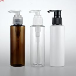 (40PCS)120ml brown/white Empty spiral emulsion pump bottler,120cc PET travel packing bottlelotion bottle ,Shower shampoo bottlesgoods
