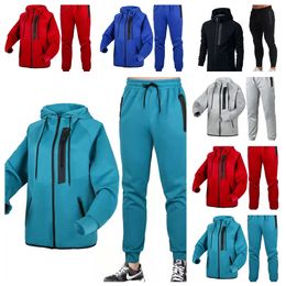2022 Fashion Tracksuit Men's Hoodie Jacket Sets Jogging Sportwear Casual Letter Printed 2 Piece Suit Oversized