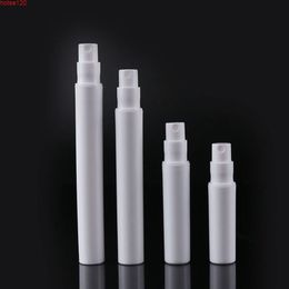 5ml White Perfume Atomizer Spray Bottles Plastic Empty Mist Cosmetics Travel Makeup Toner Bottle Nebulizer 100pcsgoods