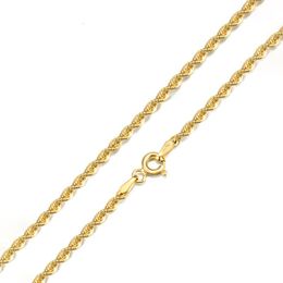 Hollow Gold Rope Chain Online Shopping 