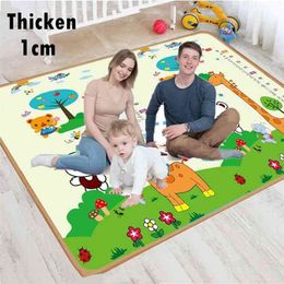 Thicken 1cm Baby Play Mat Xpe Puzzle Mat Educational Children's Carpet In The Nursery Climbing Pad Kids Rug Activitys Games Toys 210402