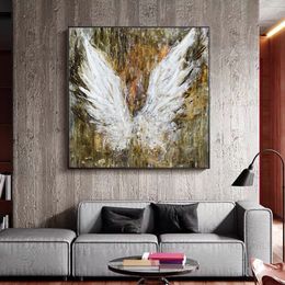 Abstract Wings Modern Nordic Knife Oil Painting Prints Cool Wall Art Canvas Poster Wall Picture for Home Decor No Frame Cuadros