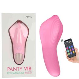 Vibrating Panties vibrator Sex Toys for Women APP Bluetooth Wireless Remote control G-spot Vibrator Orgasm Adult Game Women Y201118