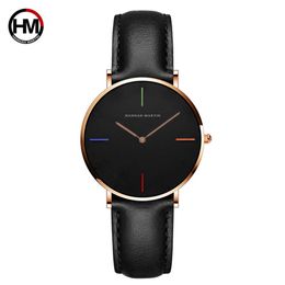 Woman Watch Montre Femme Marque de luxe Япония Кварцевые движения Часы Кожаные Водонепроницаемые наручные Часы для Женщин Montre Femme 210527