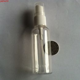 High-grade 50ml Transparent Plastic Spray Bottle Refillable Perfume PET with Pump Printedgood qty