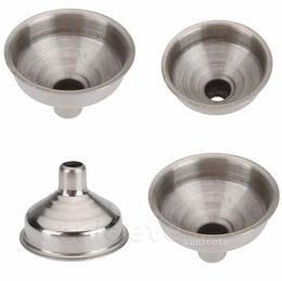 Stainless Steel Hips Flask Funnel For bar Kitchen Tools Mini Portable Wine Funnels Universal Hip Flasks FunnelZC537