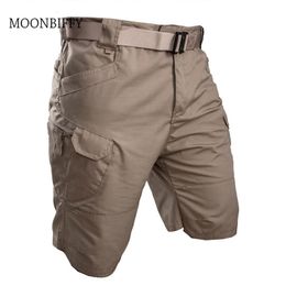 Tactical-Shorts Outdoor Men Camouflage Jogger Multi-Pocket Big-Size Male 7XL Waterproof Hiking Urban Military Outdoor 210720